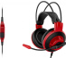 MSI DS501 Casque Avec fil Arceau Jouer Noir, Rouge