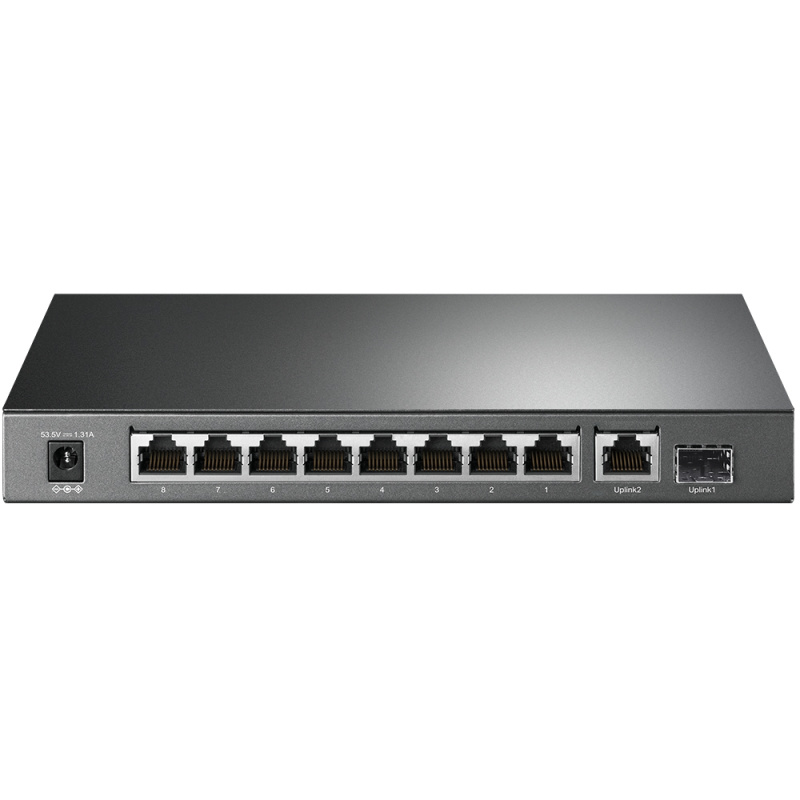 TP-Link TL-SG1210P Non-géré Gigabit Ethernet (10/100/1000) Connexion Ethernet, supportant l'alimentation via ce port (PoE) Gris