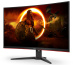 AOC G2 C32G2ZE/BK écran plat de PC 80 cm (31.5") 1920 x 1080 pixels Full HD LED Noir, Rouge