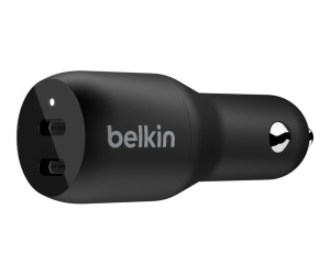 Belkin BOOST↑CHARGE Smartphone Noir Allume-cigare Charge rapide Auto