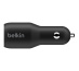 Belkin BOOST↑CHARGE Smartphone Noir Allume-cigare Charge rapide Auto