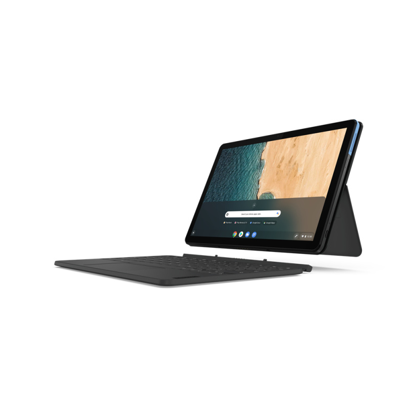 Lenovo IdeaPad Duet Chromebook Mediatek 128 Go 25,6 cm (10.1") 4 Go Wi-Fi 5 (802.11ac) ChromeOS Bleu, Gris