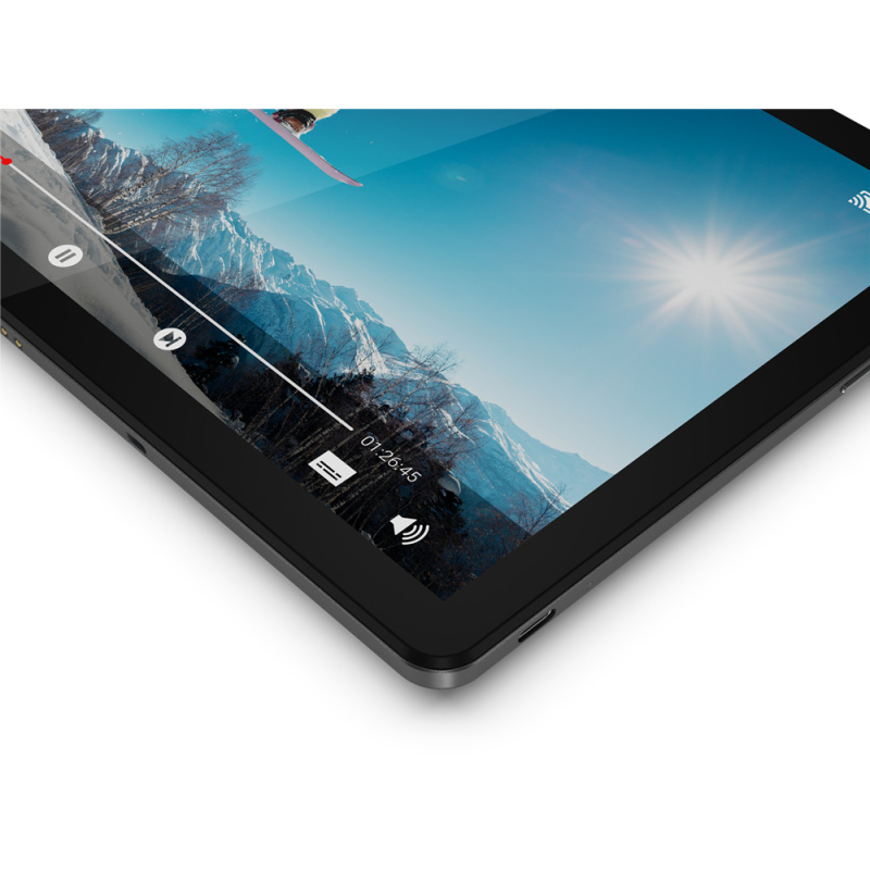 Lenovo IdeaPad Duet Chromebook Mediatek 128 Go 25,6 cm (10.1") 4 Go Wi-Fi 5 (802.11ac) ChromeOS Bleu, Gris