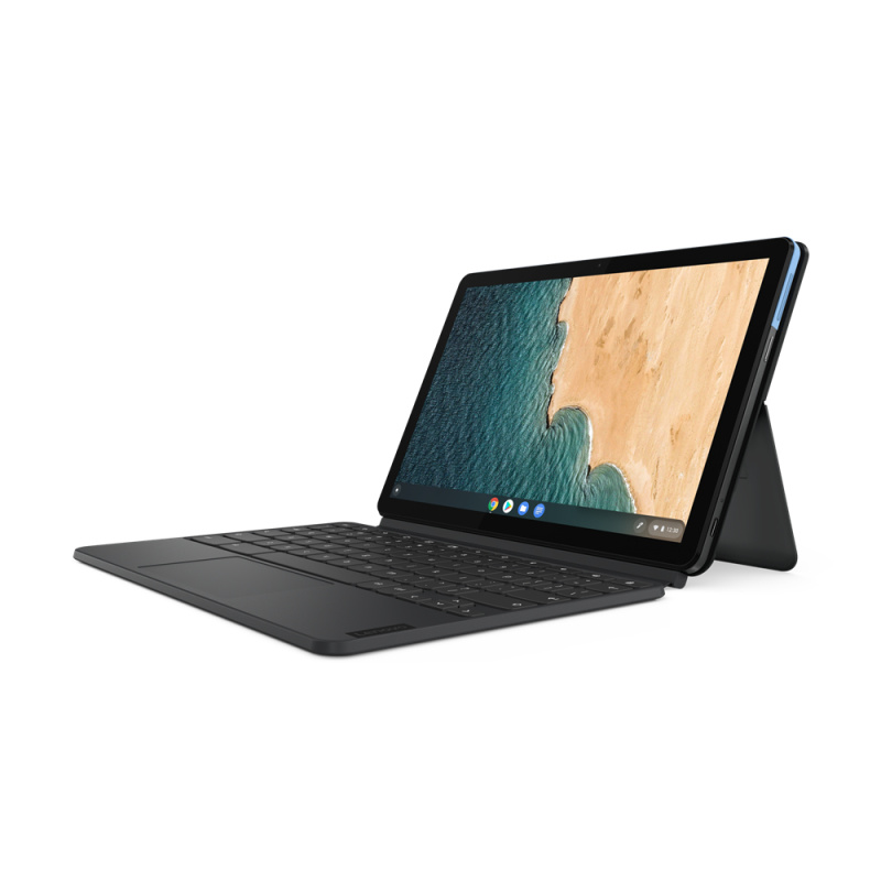 Lenovo IdeaPad Duet Chromebook Mediatek 128 Go 25,6 cm (10.1") 4 Go Wi-Fi 5 (802.11ac) ChromeOS Bleu, Gris