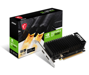 MSI GeForce GT 1030 4GHD4 LP OC NVIDIA 4 Go GDDR4