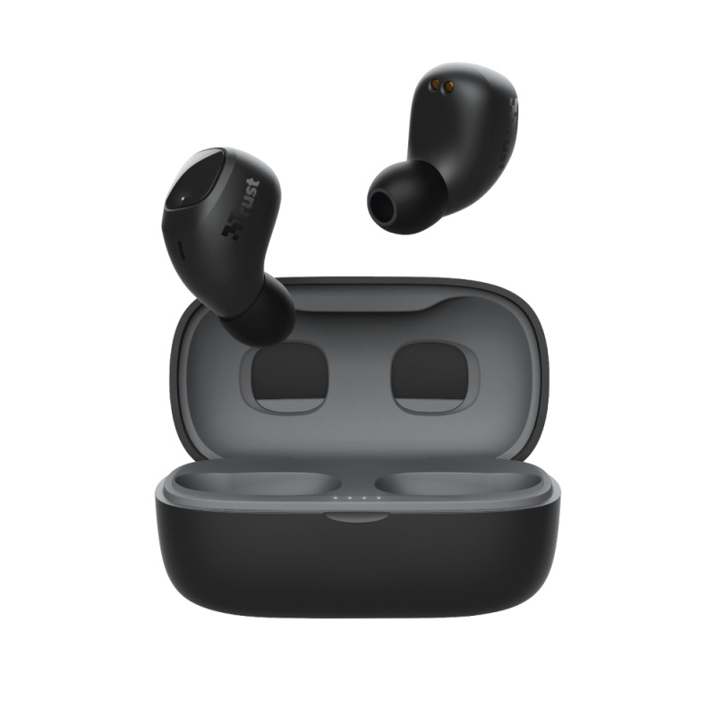 Trust Nika Compact Casque True Wireless Stereo (TWS) Ecouteurs Appels/Musique Bluetooth Noir