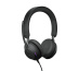 Jabra Evolve2 40, MS Stereo Casque Avec fil Arceau Bureau/Centre d'appels USB Type-A Bluetooth Noir