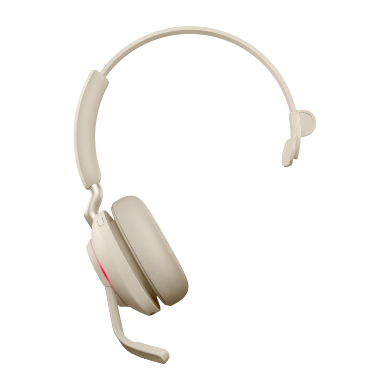 Jabra 26599-899-898 écouteur/casque Sans fil Arceau Bureau/Centre d'appels USB Type-C Bluetooth Beige
