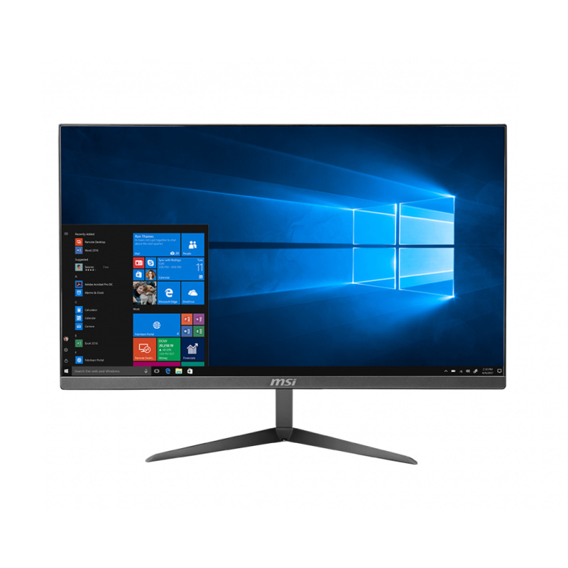 MSI Pro 24X 10M-023EU Intel® Core™ i5 i5-10210U 60,5 cm (23.8") 1920 x 1080 pixels PC All-in-One 8 Go DDR4-SDRAM 512 Go SSD Windows 10 Pro Wi-Fi 5 (802.11ac) Argent