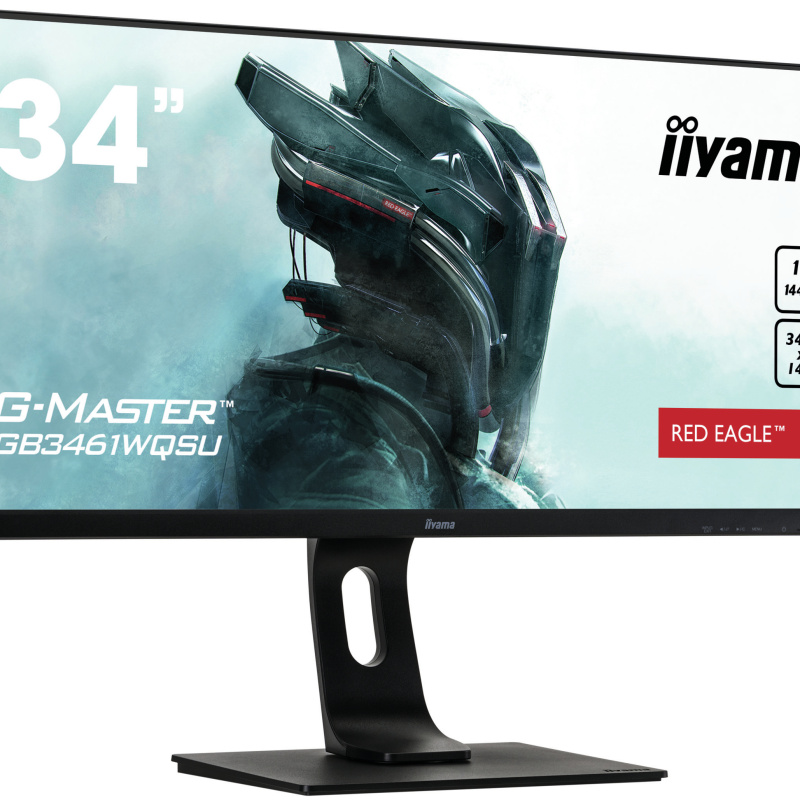 iiyama G-MASTER GB3461WQSU-B1 écran plat de PC 86,4 cm (34") 3440 x 1440 pixels UltraWide Quad HD LED Noir