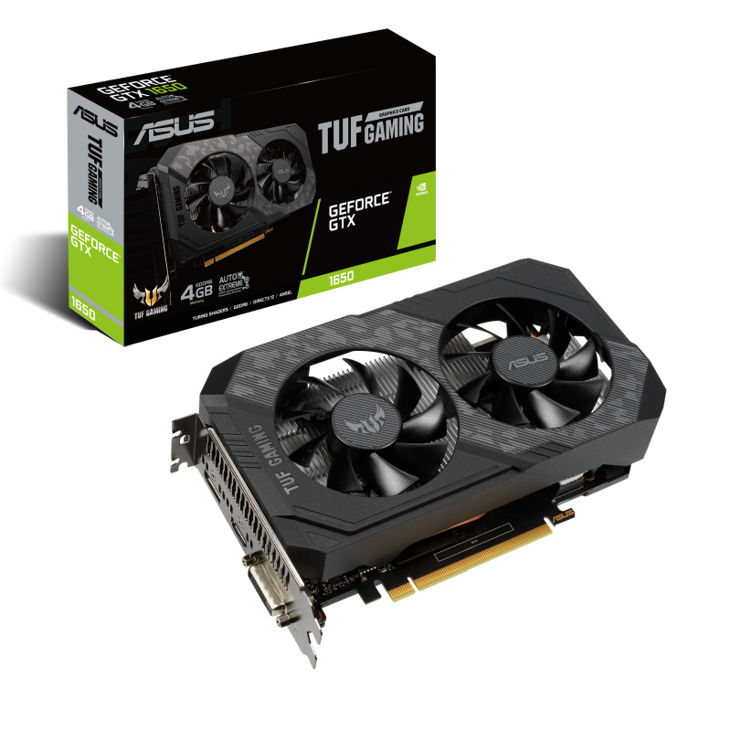 ASUS TUF Gaming TUF-GTX1650-4GD6-GAMING NVIDIA GeForce GTX 1650 4 Go GDDR6