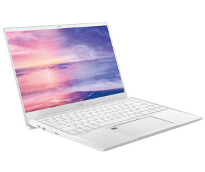 MSI Prestige 14 A10SC-072FR Intel® Core™ i7 i7-10710U Ordinateur portable 35,6 cm (14") Full HD 16 Go LPDDR3-SDRAM 1 To SSD NVIDIA® GeForce® GTX 1650 Max-Q Wi-Fi 6 (802.11ax) Windows 10 Pro Blanc