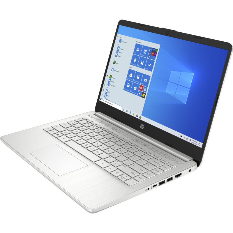 HP 14s-fq0111nf AMD Ryzen™ 3 4300U Ordinateur portable 35,6 cm (14") Full HD 8 Go DDR4-SDRAM 256 Go SSD Wi-Fi 5 (802.11ac) Windows 10 Home in S mode Argent