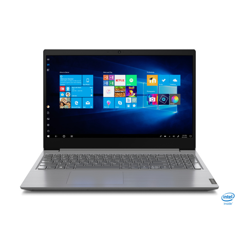 Lenovo V15 IIL Intel® Core™ i3 i3-1005G1 Ordinateur portable 39,6 cm (15.6") Full HD 4 Go DDR4-SDRAM 256 Go SSD Wi-Fi 5 (802.11ac) Windows 10 Pro Gris