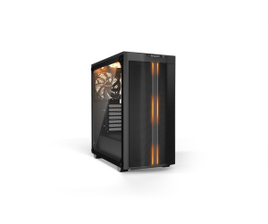 be quiet! Pure Base 500 DX Noir | Boîtier PC ARGB vitré, Mini ITX / Micro ATX / ATX, 3 ventilateurs Pure Wings 2 140 mm