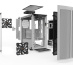 be quiet! Pure Base 500 DX Blanc | Boîtier PC ARGB vitré, Mini ITX / Micro ATX / ATX, 3 ventilateurs Pure Wings 2 140 mm