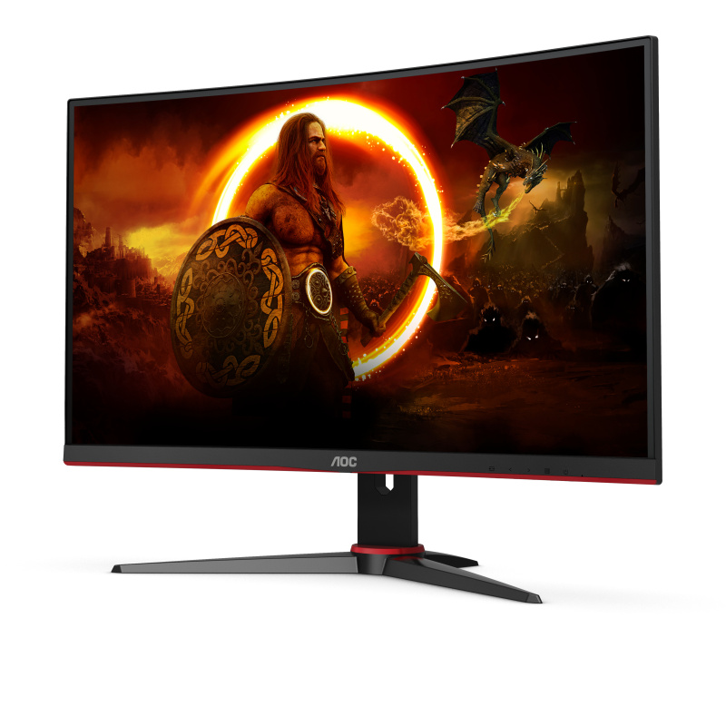 AOC G2 C27G2ZE/BK écran plat de PC 68,6 cm (27") 1920 x 1080 pixels Full HD LED Noir, Rouge