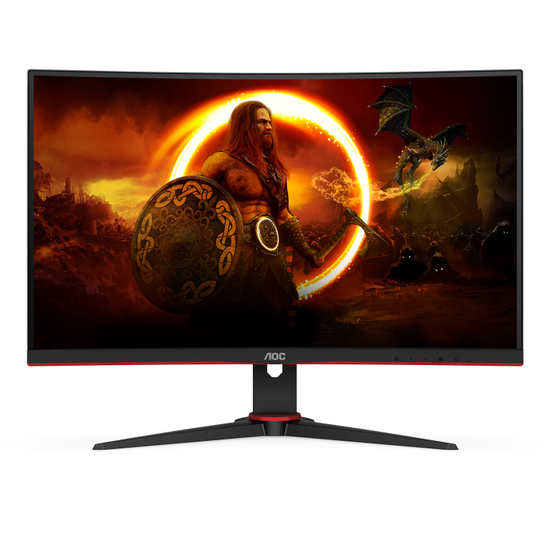 AOC G2 C27G2ZE/BK écran plat de PC 68,6 cm (27") 1920 x 1080 pixels Full HD LED Noir, Rouge