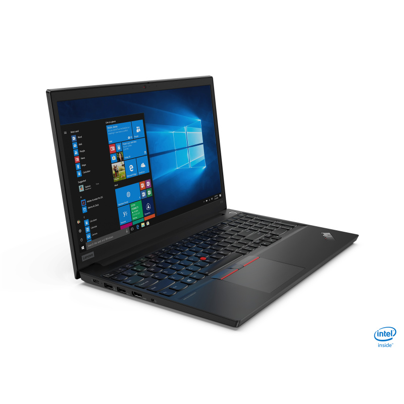 Lenovo ThinkPad E15 Intel® Core™ i5 i5-10210U Ordinateur portable 39,6 cm (15.6") Full HD 8 Go DDR4-SDRAM 256 Go SSD Wi-Fi 6 (802.11ax) Windows 10 Pro Français Noir