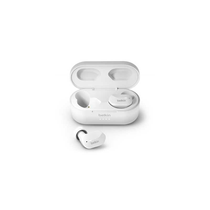 Belkin AUC001BTWH écouteur/casque Écouteurs Sans fil Ecouteurs Musique Micro-USB Bluetooth Blanc