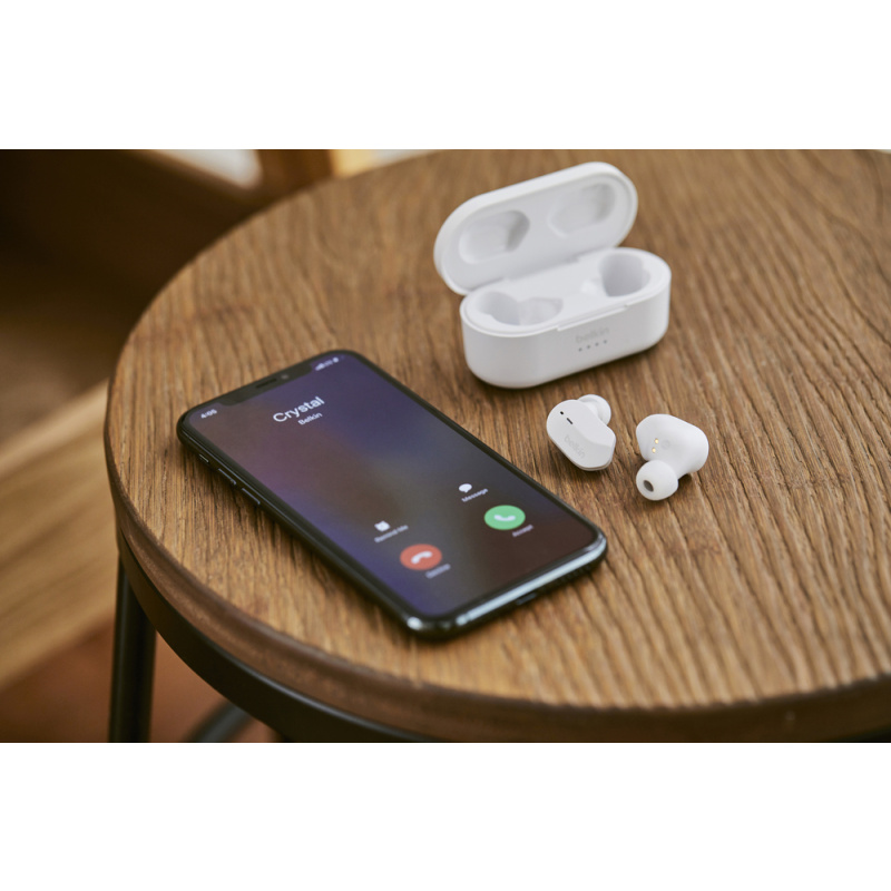 Belkin AUC001BTWH écouteur/casque Écouteurs Sans fil Ecouteurs Musique Micro-USB Bluetooth Blanc