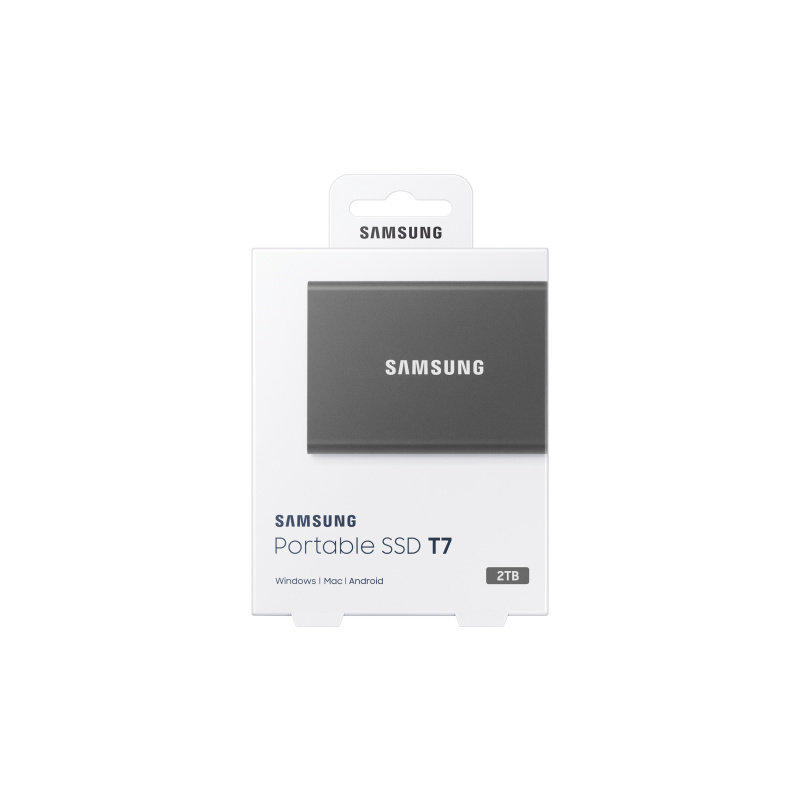 Samsung Portable SSD T7 2 To USB Type-C 3.2 Gen 2 (3.1 Gen 2) Gris