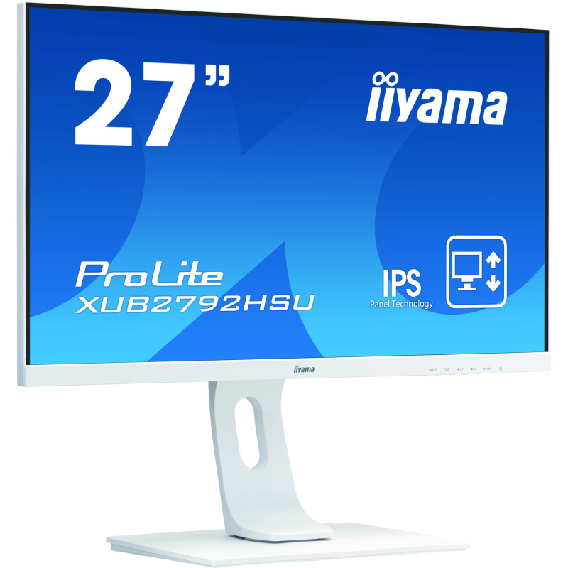 iiyama ProLite XUB2792HSU-W1 écran plat de PC 68,6 cm (27") 1920 x 1080 pixels Full HD LED Blanc