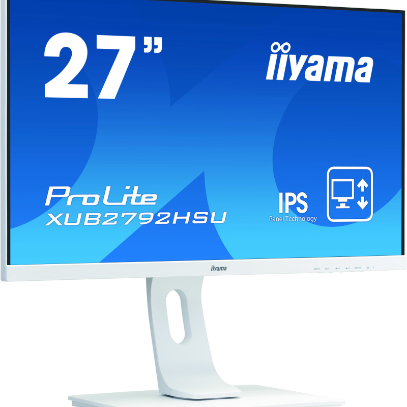 iiyama ProLite XUB2792HSU-W1 écran plat de PC 68,6 cm (27") 1920 x 1080 pixels Full HD LED Blanc