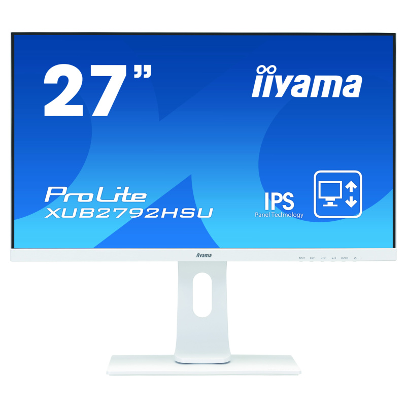 iiyama ProLite XUB2792HSU-W1 écran plat de PC 68,6 cm (27") 1920 x 1080 pixels Full HD LED Blanc