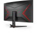 AOC G2 C32G2ZE/BK écran plat de PC 80 cm (31.5") 1920 x 1080 pixels Full HD LED Noir, Rouge