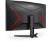 AOC G2 C32G2ZE/BK écran plat de PC 80 cm (31.5") 1920 x 1080 pixels Full HD LED Noir, Rouge