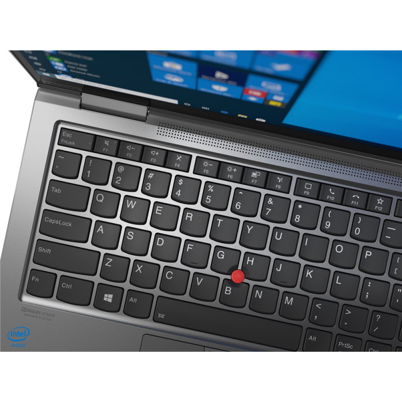 Lenovo ThinkPad X1 Yoga Gen 5 Intel® Core™ i5 i5-10210U Hybride (2-en-1) 35,6 cm (14") Écran tactile Full HD 8 Go LPDDR3-SDRAM 256 Go SSD Wi-Fi 6 (802.11ax) Windows 10 Pro Gris