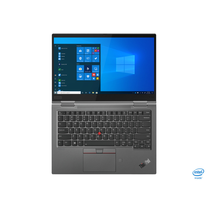 Lenovo ThinkPad X1 Yoga Gen 5 Intel® Core™ i5 i5-10210U Hybride (2-en-1) 35,6 cm (14") Écran tactile Full HD 8 Go LPDDR3-SDRAM 256 Go SSD Wi-Fi 6 (802.11ax) Windows 10 Pro Gris