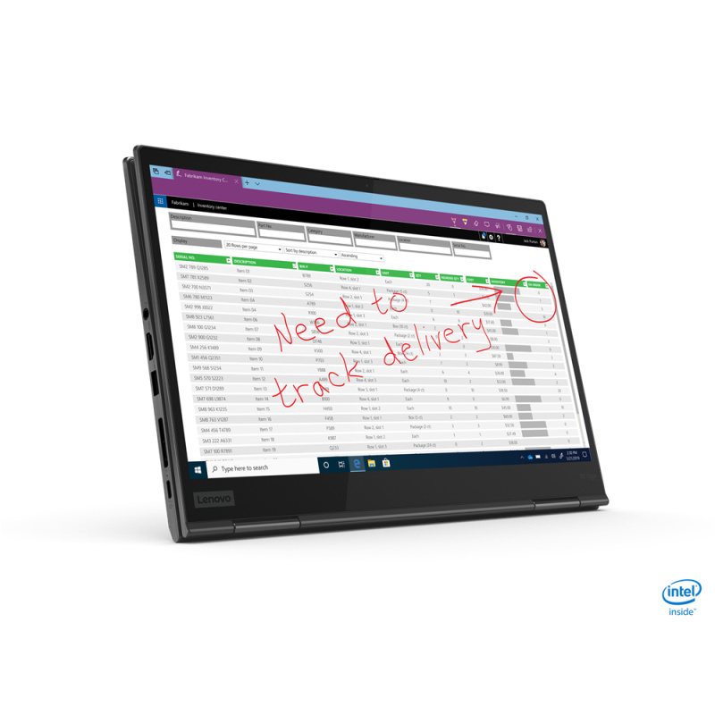 Lenovo ThinkPad X1 Yoga Gen 5 Intel® Core™ i5 i5-10210U Hybride (2-en-1) 35,6 cm (14") Écran tactile Full HD 8 Go LPDDR3-SDRAM 256 Go SSD Wi-Fi 6 (802.11ax) Windows 10 Pro Gris