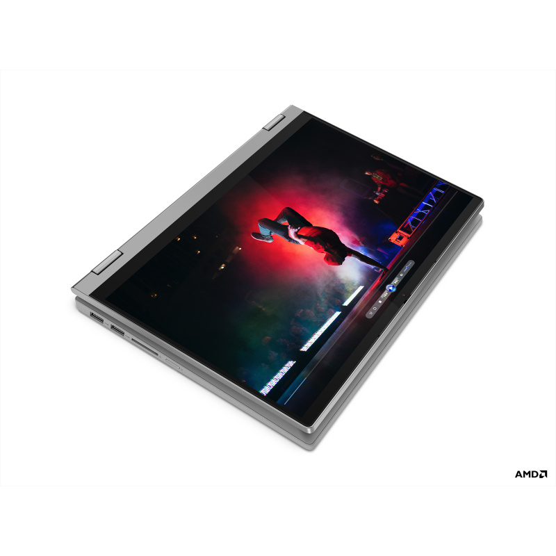Lenovo IdeaPad Flex 5 14ALC05 AMD Ryzen™ 7 5700U Hybride (2-en-1) 35,6 cm (14") Écran tactile Full HD 8 Go DDR4-SDRAM 512 Go SSD Wi-Fi 6 (802.11ax) Windows 10 Home Français Gris, Platine