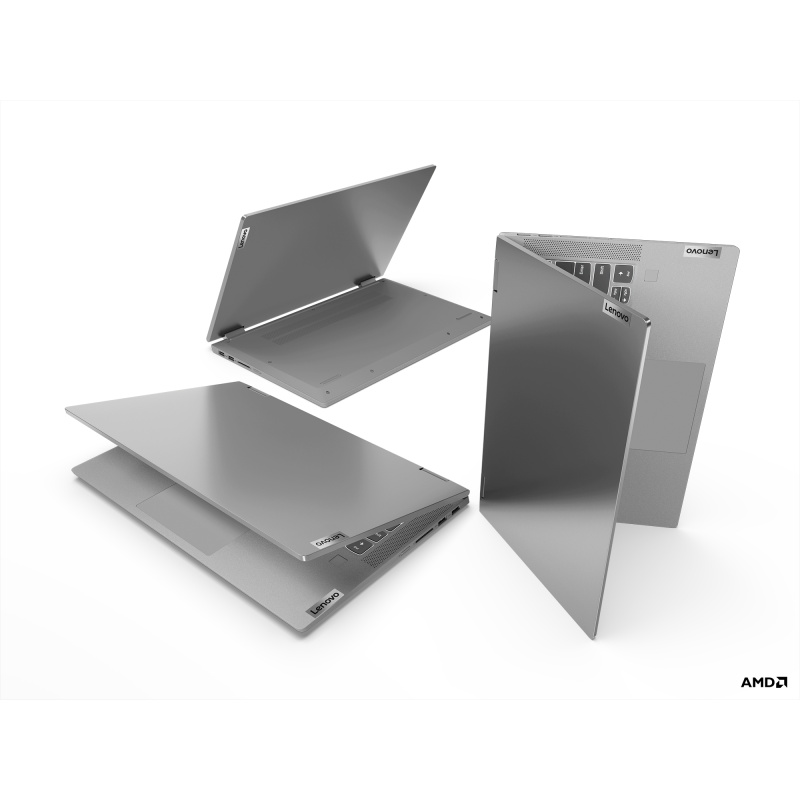 Lenovo IdeaPad Flex 5 14ALC05 AMD Ryzen™ 7 5700U Hybride (2-en-1) 35,6 cm (14") Écran tactile Full HD 8 Go DDR4-SDRAM 512 Go SSD Wi-Fi 6 (802.11ax) Windows 10 Home Français Gris, Platine