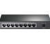 TP-Link TL-SG1008P Géré Gigabit Ethernet (10/100/1000) Connexion Ethernet, supportant l'alimentation via ce port (PoE) Gris