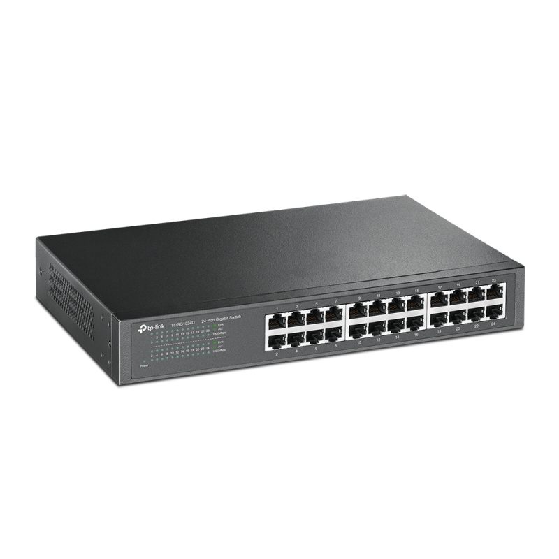 TP-Link TL-SG1024D Non-géré Gigabit Ethernet (10/100/1000) Gris