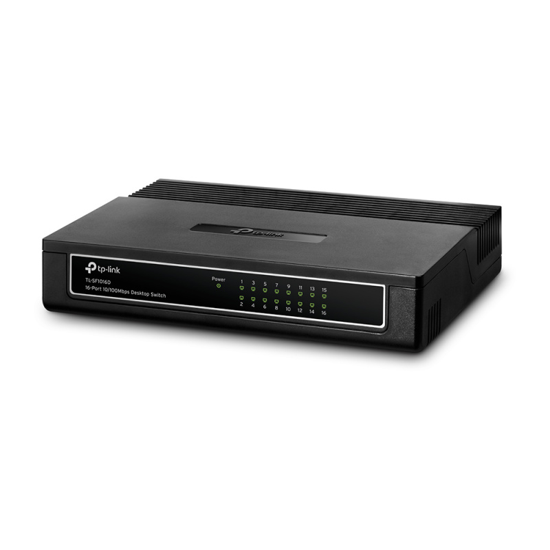 TP-Link TL-SF1016D Non-géré Fast Ethernet (10/100) Noir