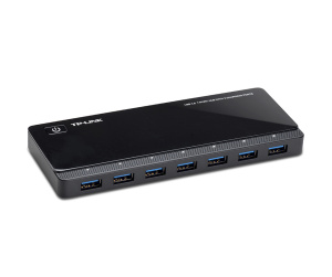 TP-Link UH720 hub & concentrateur USB 3.2 Gen 1 (3.1 Gen 1) Micro-B 5000 Mbit/s Noir