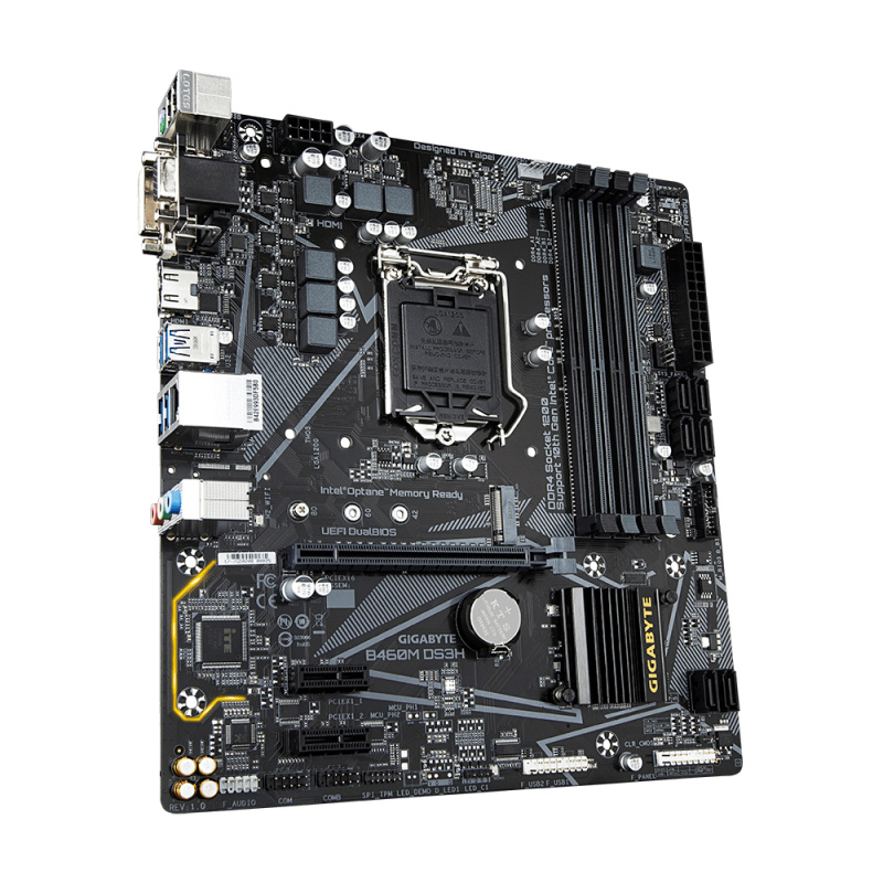GIGABYTE B460M DS3H carte mère Intel B460 Express LGA 1200 (Socket H5) micro ATX