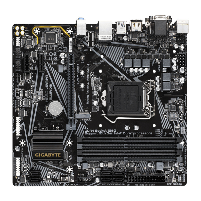 GIGABYTE B460M DS3H carte mère Intel B460 Express LGA 1200 (Socket H5) micro ATX