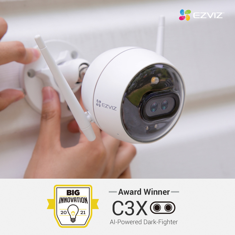 EZVIZ C3X Balle (forme) Caméra de sécurité IP Extérieure 1920 x 1080 pixels Plafond/mur