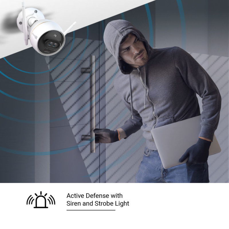 EZVIZ C3X Balle (forme) Caméra de sécurité IP Extérieure 1920 x 1080 pixels Plafond/mur