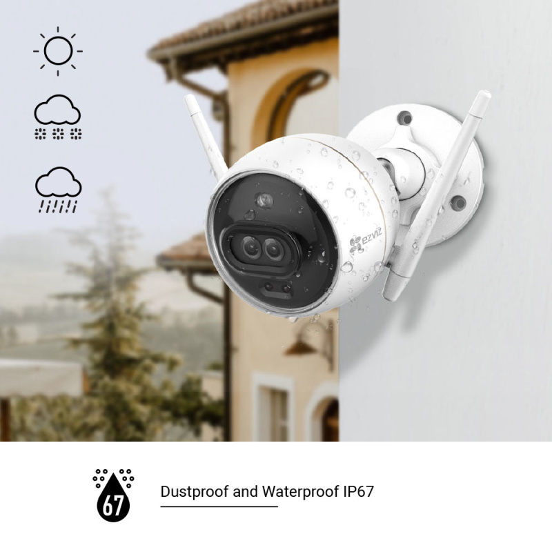 EZVIZ C3X Balle (forme) Caméra de sécurité IP Extérieure 1920 x 1080 pixels Plafond/mur