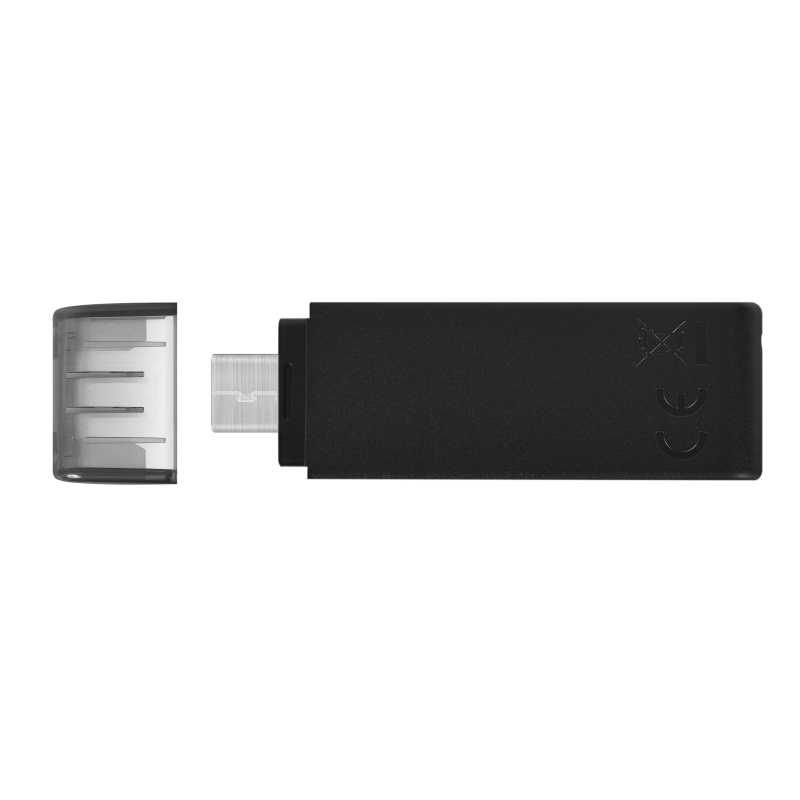 Kingston Technology DataTraveler 70 lecteur USB flash 32 Go USB Type-C 3.2 Gen 1 (3.1 Gen 1) Noir