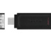 Kingston Technology DataTraveler 70 lecteur USB flash 32 Go USB Type-C 3.2 Gen 1 (3.1 Gen 1) Noir