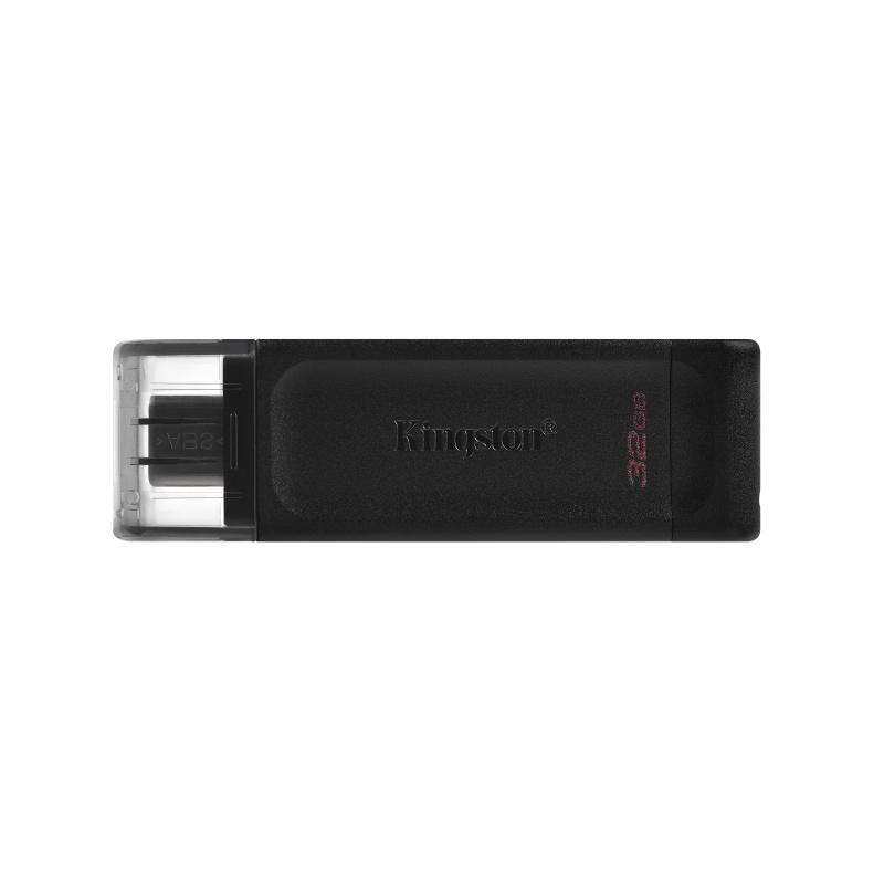 Kingston Technology DataTraveler 70 lecteur USB flash 32 Go USB Type-C 3.2 Gen 1 (3.1 Gen 1) Noir