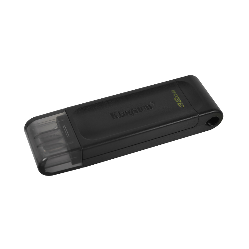 Kingston Technology DataTraveler 70 lecteur USB flash 32 Go USB Type-C 3.2 Gen 1 (3.1 Gen 1) Noir