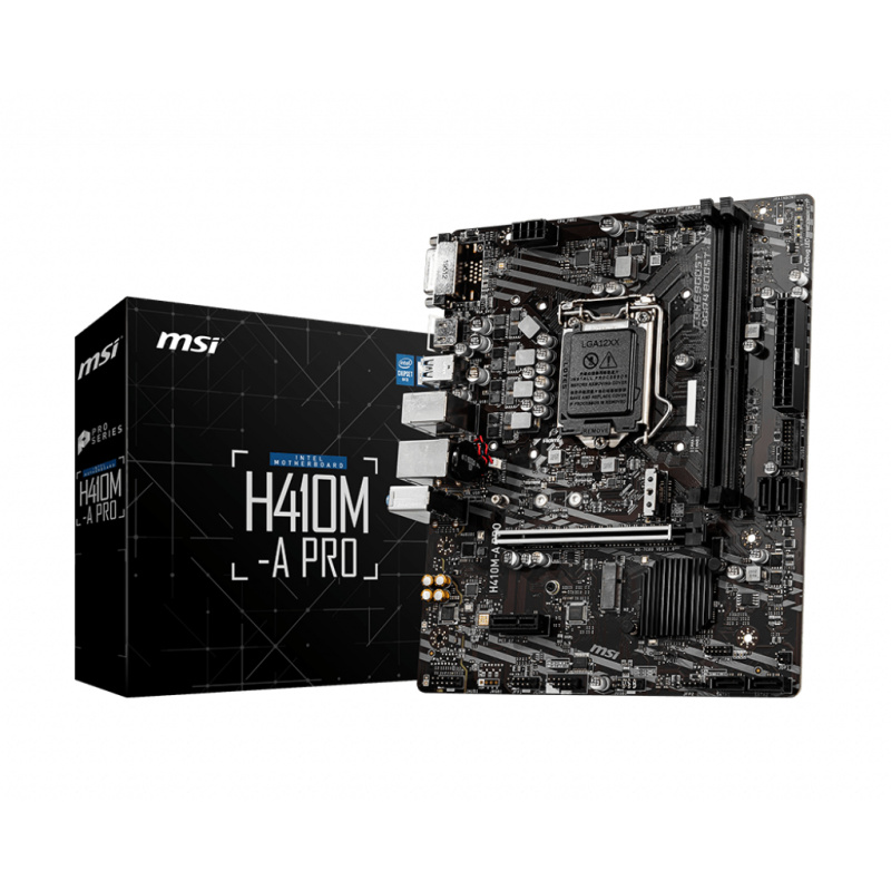 MSI H410M-A PRO carte mère Intel H410 LGA 1200 (Socket H5) micro ATX